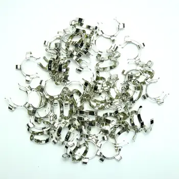 

50 Pieces,24#,Metal Clip,Steel Keck Clamp,24/29 & 24/40 Glass Ground Joint