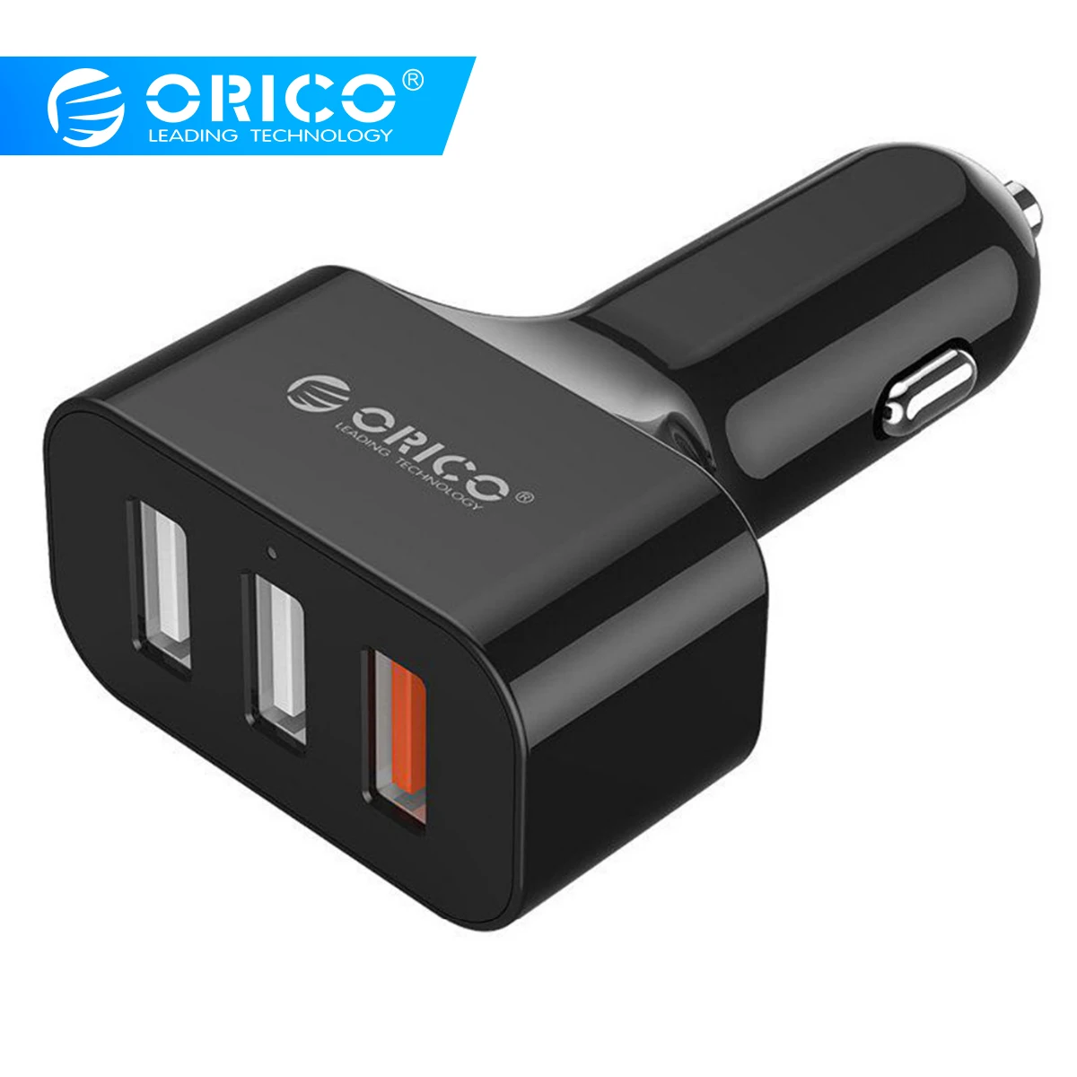 ORICO سريعة تهمة 2.0 العالمي USB سريع سيارة مهايئ شاحن 35 W ل الهواتف المحمولة فون سامسونج اللوحي 12 V/ 24 V متاح