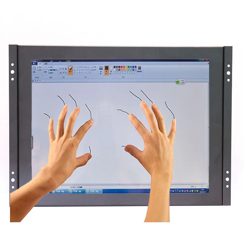 Industrial open frame 12 inch capacitive touch screen monitor 1024*768 with VGA/HDMI/USB interface Industrial open frame 12 inch capacitive touch screen monitor 1024*768 with VGA/HDMI/USB interface