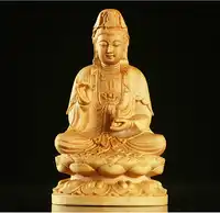 ธรรมชาติ boxwood, ไม้แกะสลัก, Avalokiteshvara พระพุทธรูป, งานฝีมือตกแต่ง