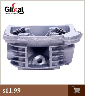 Glixal GY6 100cc 50 мм мотор для скутера большого диаметра цилиндра Ремонтный комплект головки цилиндра в сборе 4-тактный 139QMB 139QMA Мопед(64 мм клапан