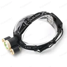 Intelligent aircraft headlights 3 lamp rechargeable headlights led light Waterproof Lighting Powerful LED lamp