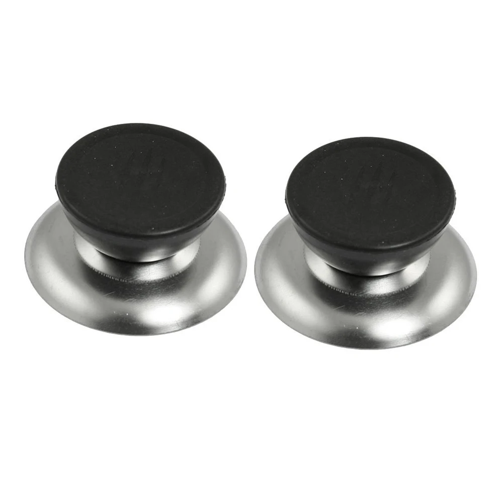 2 pcs Round Handle Replacement Cookware Pot Lid Cover Knob For Kitchen