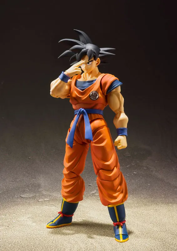 Аниме "Dragon Ball Z" BANDAI Tamashii нация S.H. Figuarts/SHF фигурка-Сон Гоку-сайян, поднятый на земле