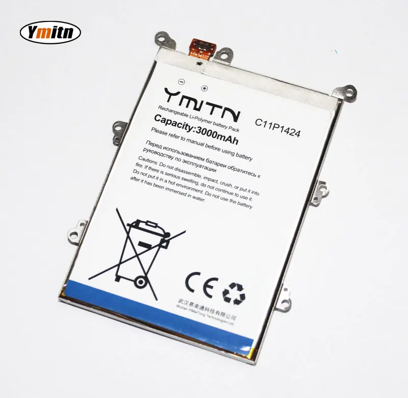 Goedkoop Nieuwe Ymitn 3000 mAh Mobiele Telefoon Batterij Ion Batterij Voor ASUS ZenFone 2 ZE551ML ZE550ML Z00ADA Z00ADB Met Ijzeren frame C11P1424