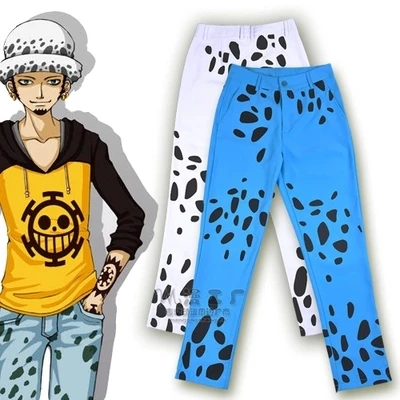 Anime Trafalgar D Water Law One Piece Black And Yellow Pants  Tagotee