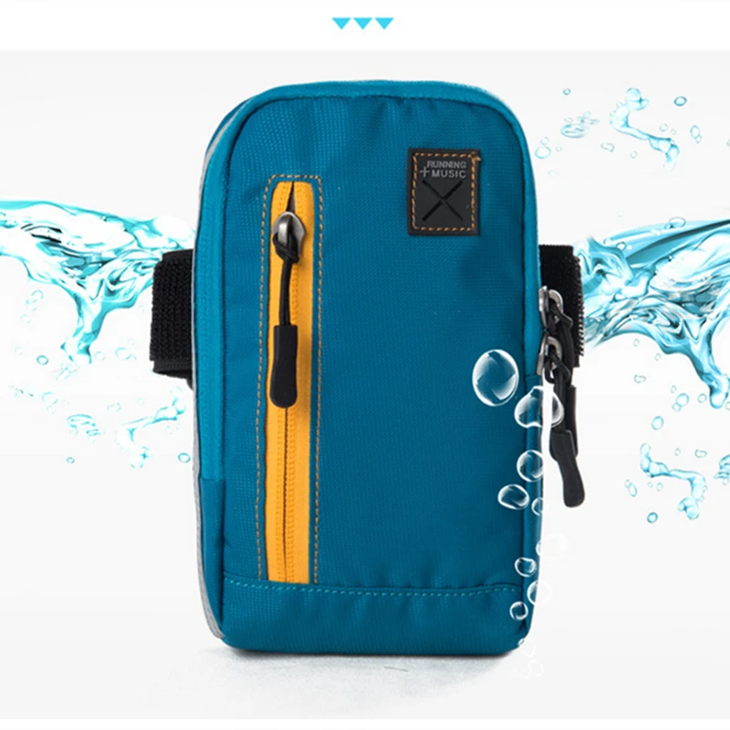 Running Arm Bag Outdoor Waterproof Nylon Running Bag Jogging Gym