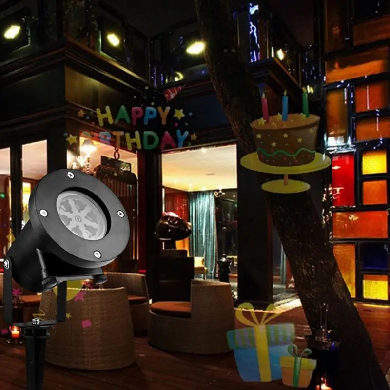 

Waterproof LED Stage Light Insert Card Slides Patterns Laser Projection Lamp831F