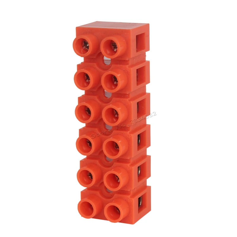 0.5 6mm2 terminal block H2519 6 36A/660V 66*21*21mm copper terminal