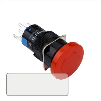 

Hot wholesale mushroom head with the light button switch 16mm for machine or equipment,10pcs/lot