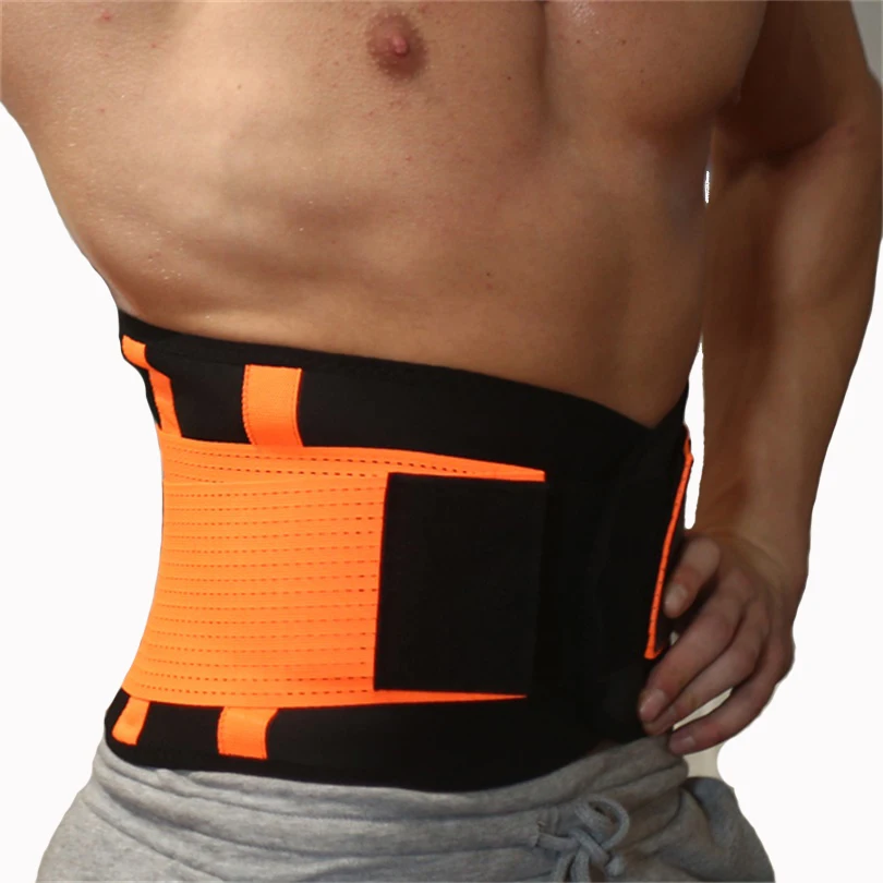 

Elastic Nylon & Neoprene Belt Ajustable Waist Support Brace Fitness Gym Lumbar Back Waist Supporter Protection S-2XL