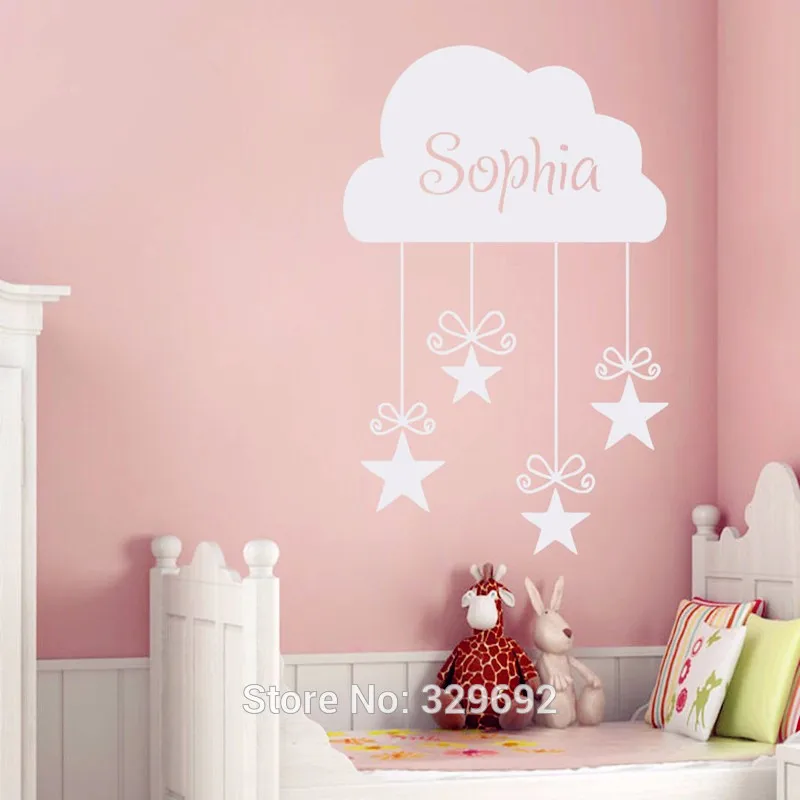 baby girl name wall decor