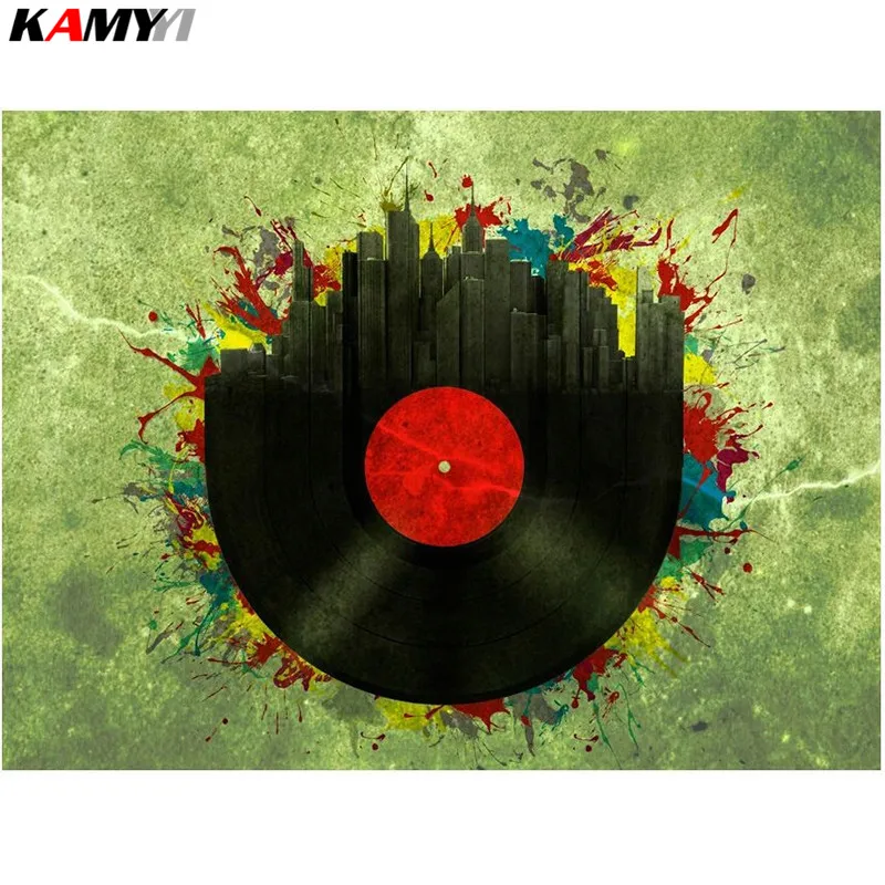 

Full Square/Round Drill 5D DIY Diamond Painting "music" 3D Embroidery Cross Stitch Mosaic Home Decor HYY