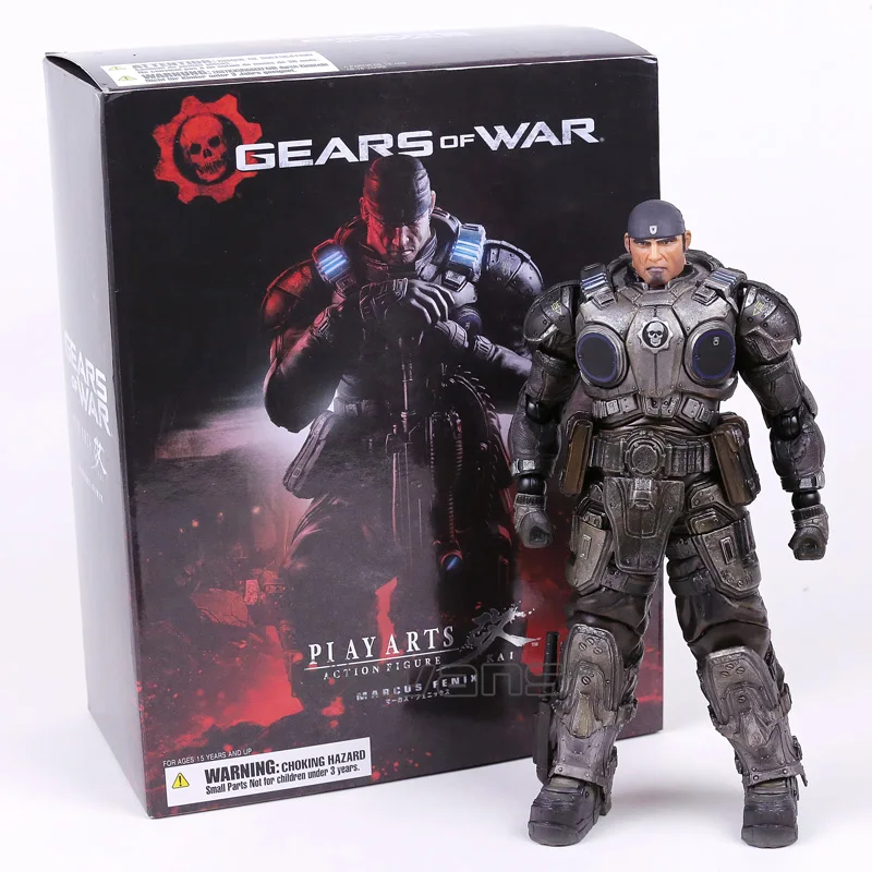 

Play Arts Kai Gears of War Marcus Fenix PVC Action Figure Collectible Model Toy