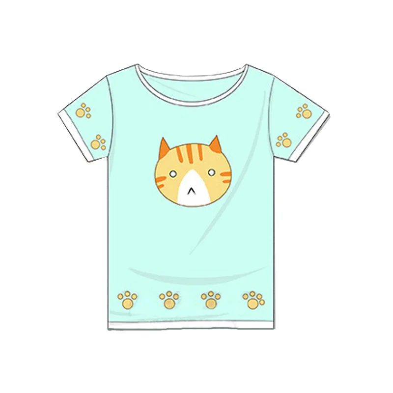 Coshome Love live футболка Lovelive Hoshizora Rin Косплей костюмы кошка футболки женские девушки