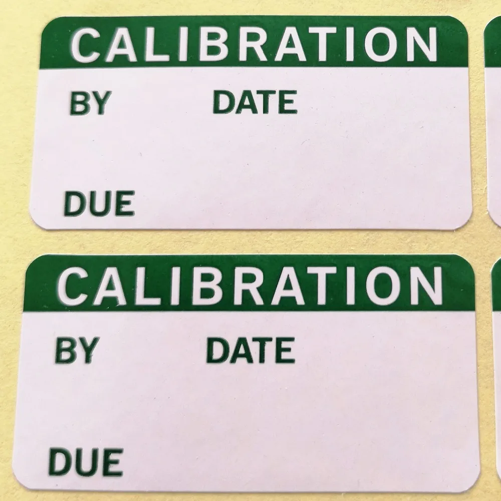 4000 шт./партия, 50x25 мм Калибровка для контроля качества, самоклеющиеся глянцевые бумажные наклейки, пункт № GU03