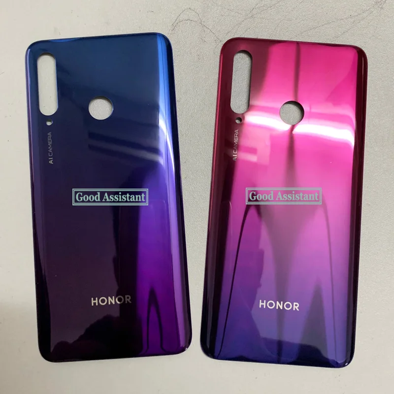 Черный/синий/красный 6,2 дюйма Новинка для huawei Honor 10i HRY-LX1T задняя крышка батарейного отсека для двери чехол для задней части стекла Замена