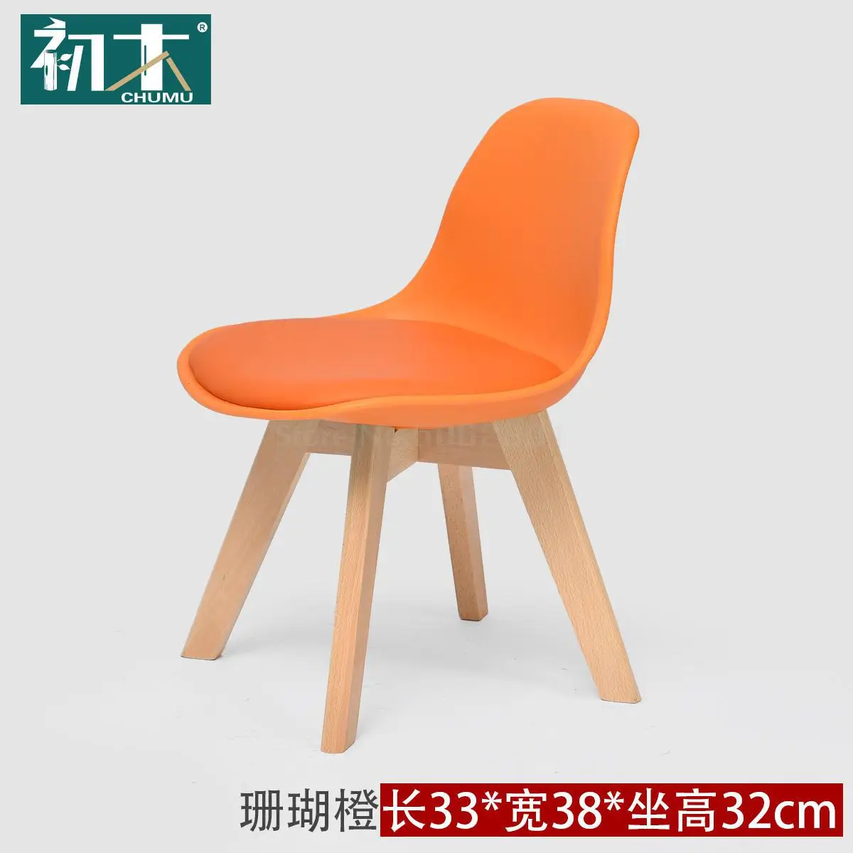 Solid wood children's chair home work chair kindergarten baby dining chair study primary school backrest chair - Цвет: Same as picture 5