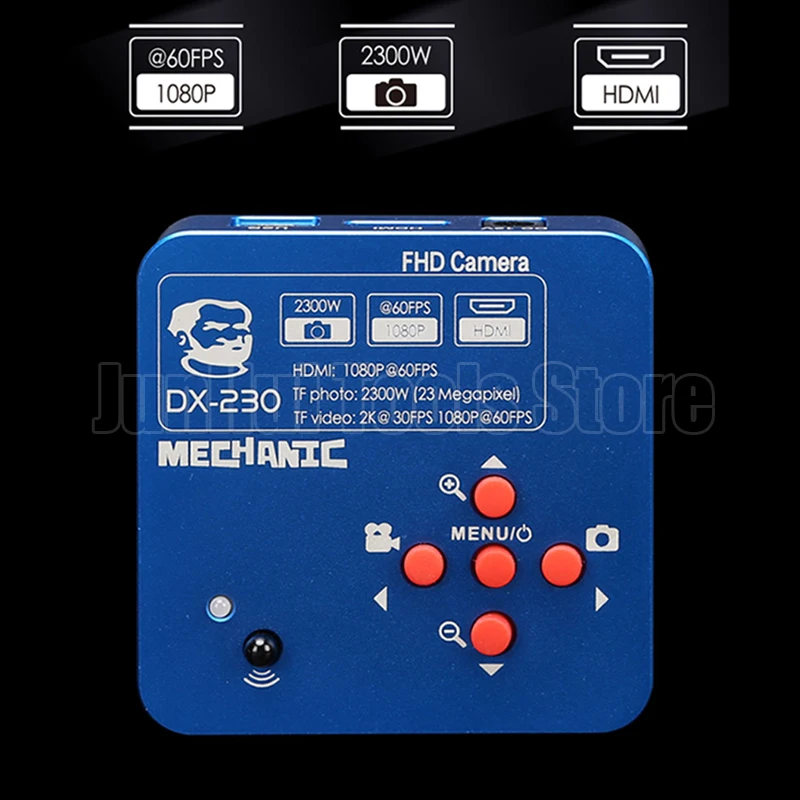 Механик DX-230 Multi-function промышленная камера 1080 W пикселей 2300 P HDMI микроскоп камера USB HD камера