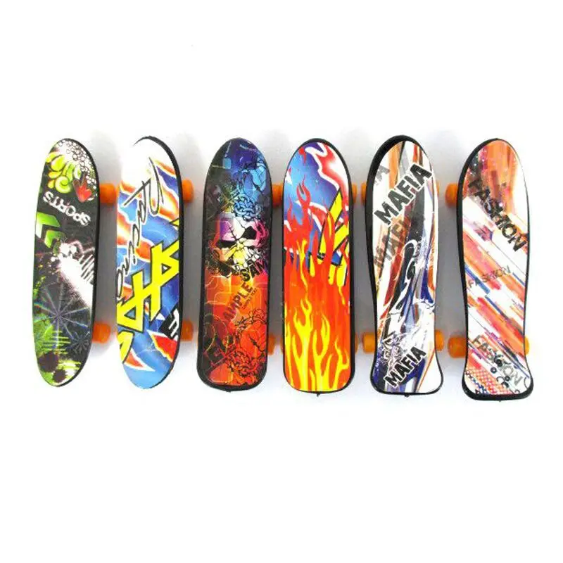 6 шт./лот мини Finger скейтборды Fingerboard мальчики игрушка скейтборд подшипник колеса