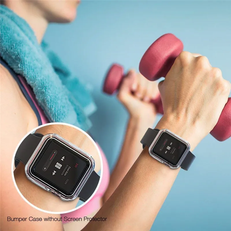 ASHEI протектор для наручных часов Apple Watch Series 4 40 мм 44 мм прозрачный мягкий TPU бампер чехол для наручных часов iWatch, ультра-тонкий защитный чехол