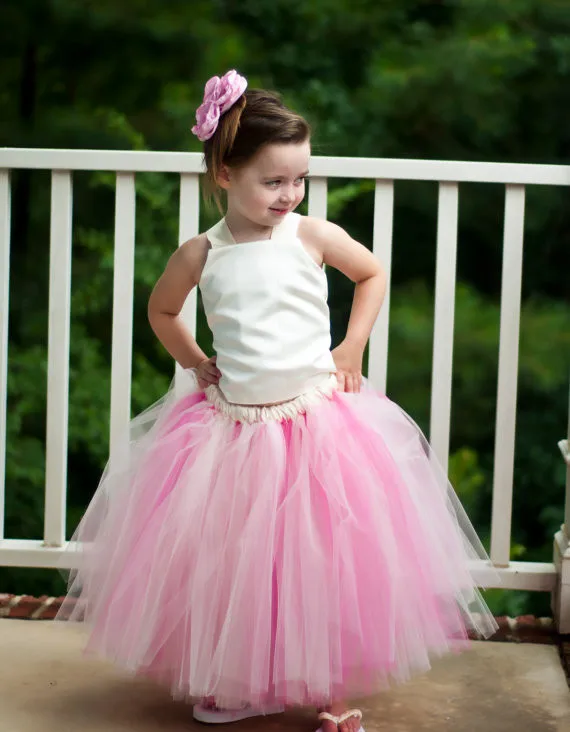 Flower Girl Tutu Dress Floor LE3