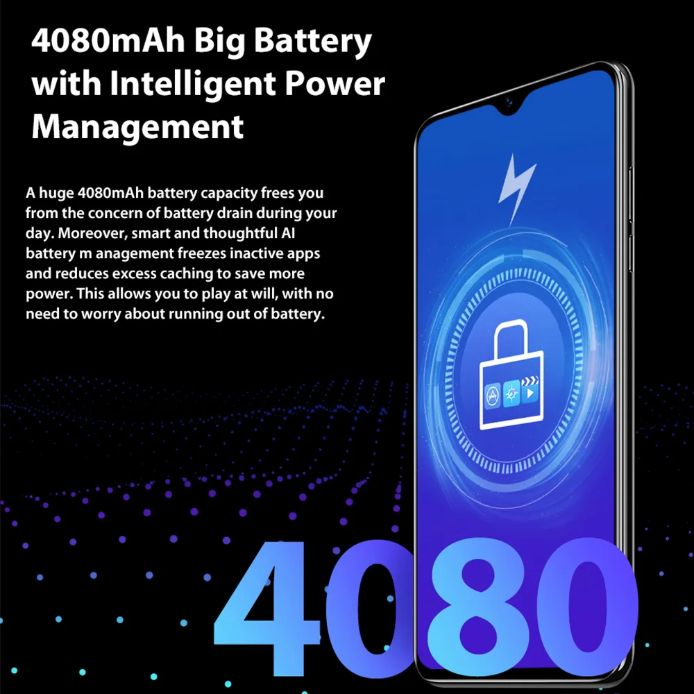  Blackview A60 Smartphone 4080mAh 1GB+16GB Quad Core Android 8.1 6.1 inch 19.2:9 Screen 13.0MP Dual 