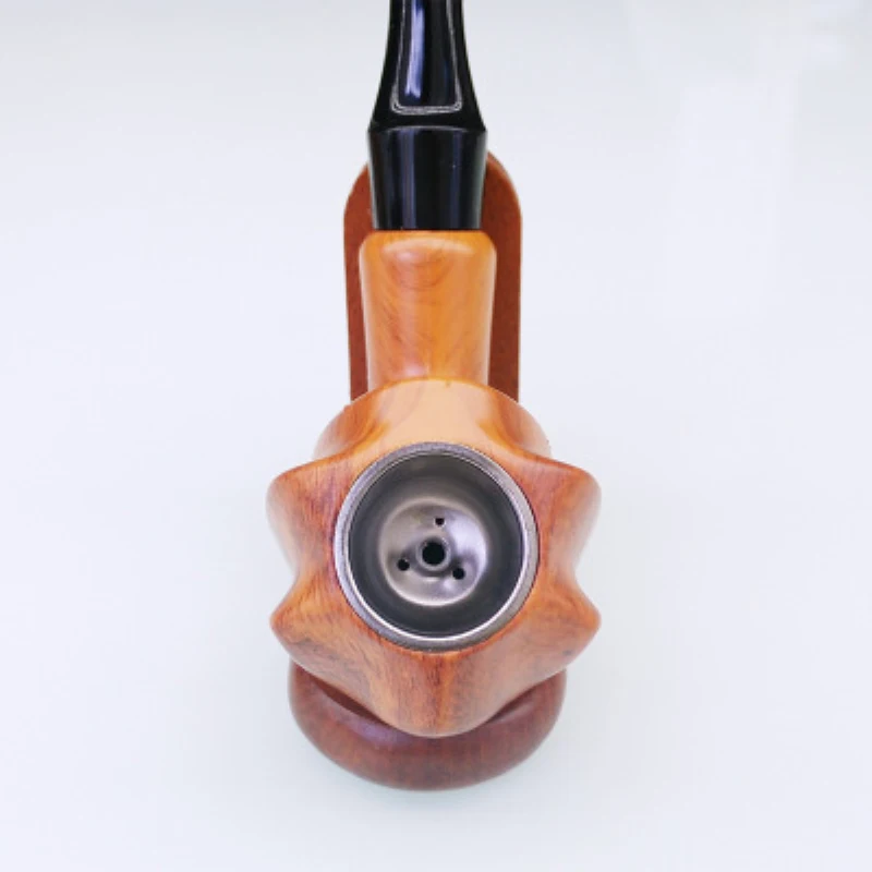 

Mini Resin Tobacco Pipe Length 15.4cm Chimney Filter Smoking Cigarette Pipe Portable Durable Smoke Accessories Father's Day Gift