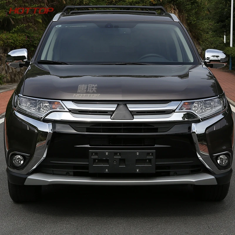 TopUnion для Mitsubishi ASX Outlander Sport RVR 2013 2015 2016 2017 Chrome передняя крышка головки светильник