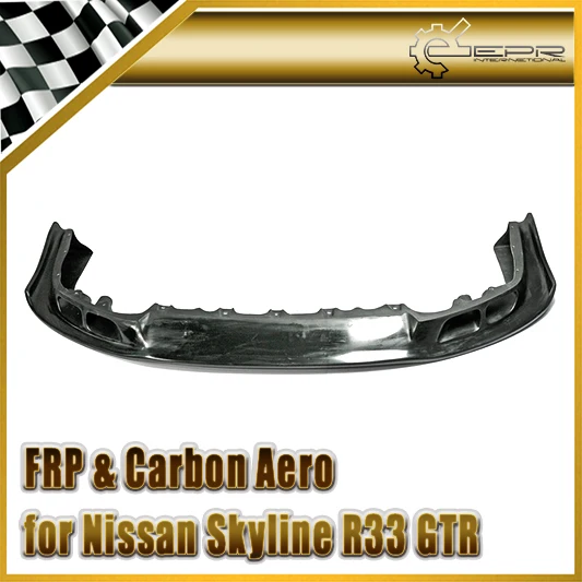 

Car-styling For Nissan Skyline R33 GTR AS Style FRP Fiber Glass Front Lip Fiberglass Bumper Accessories Racing Trim