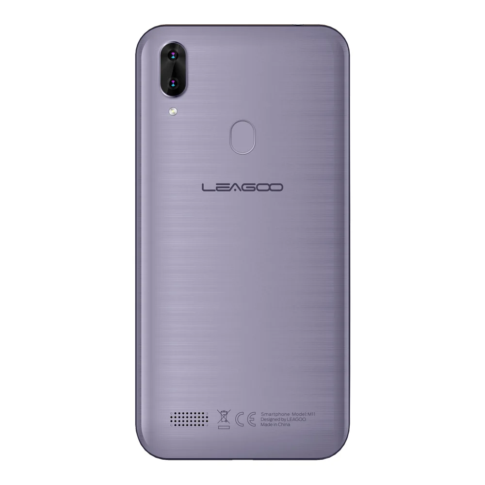 Смартфон LEAGOO M11, 6,18 дюйма, 4000 мА/ч, 2 Гб ОЗУ, 16 Гб ПЗУ, Android 8,1, MT6739, четырехъядерный, задний, отпечаток пальца, быстрая зарядка, 4G, мобильный телефон - Цвет: Gray