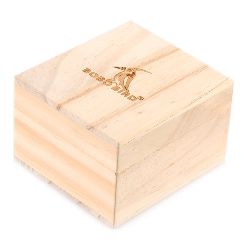 BOBO BIRD Watch Jewelry Storage wooden Box Solid High Quality Square Jewelry Set Box Useful Wood Available