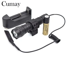 3800 Lumen XML T6 LED Tactical Flashlight 1 Mode Flash light Hunting Camping Linternas led Torch 18650 Battery Charger Gun Mount