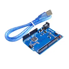 Для arduino Leonardo R3 микроконтроллер Atmega32u4 макетная плата с usb-кабелем совместимый DIY стартовый набор