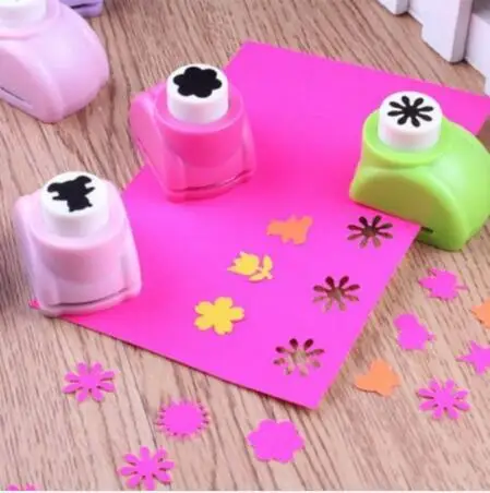 mini scrapbook punches handmade cutter card craft calico flower paper puncher