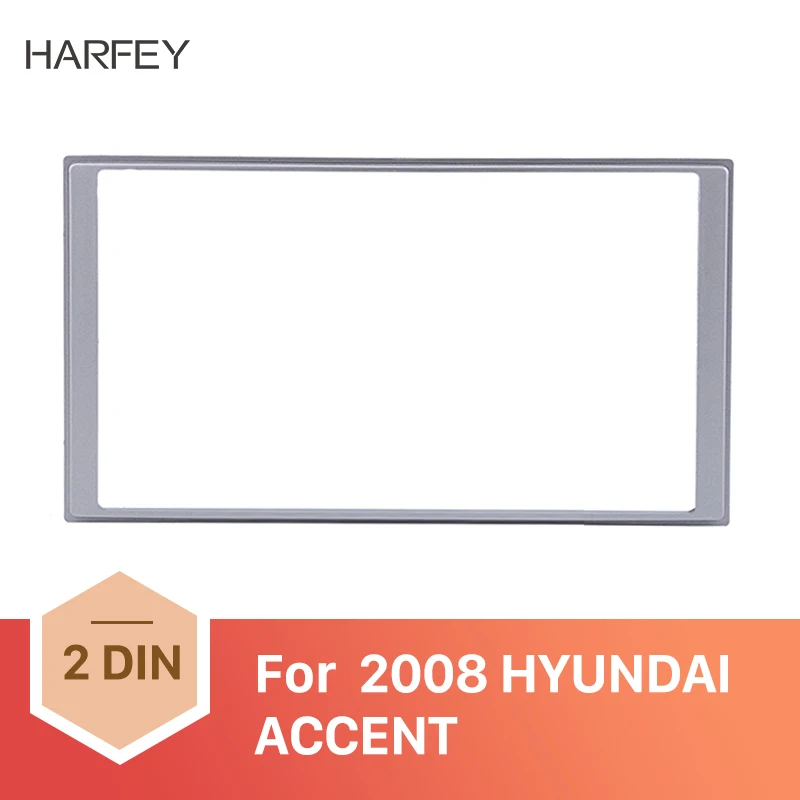 Harfey Fantastic Car Radio Fascia ДЛЯ HYUNDAI ACCENT 2008 2 Din аудиоплеер обшивка установка панель рамка