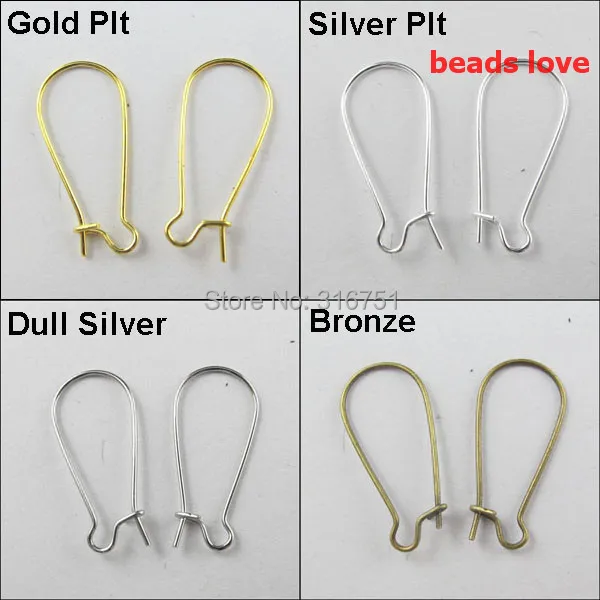 

Pick 4 Colors 150pcs South Korea Earring Wire Earwire 15X39mm For Jewelry Making Free Shipping(w02912)