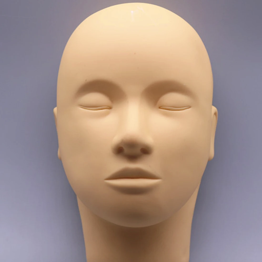 Cabeça de Manequim de Treinamento de Massagem Venda Quente Silicone Profissional Prática Plana Maquiagem Modelo Cílios Extensões 1 pc 7 Plana Maquiagem Modelo Cílios Extensões