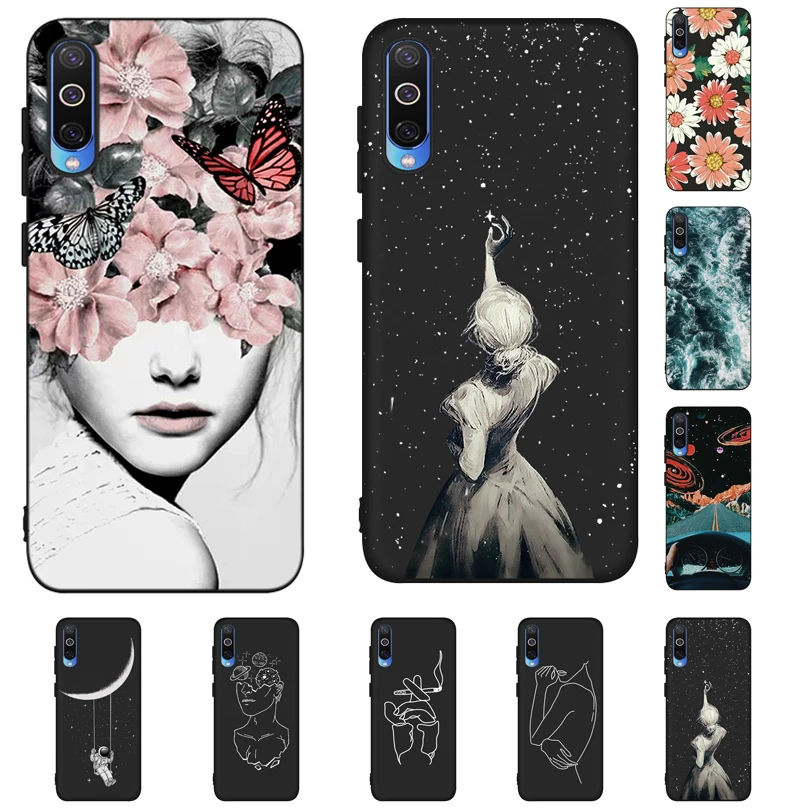 Окрашенный чехол для Samsung Galaxy A10 A20 A30 A40 A50 M30 M20 M10 мягкий силиконовый телефона из