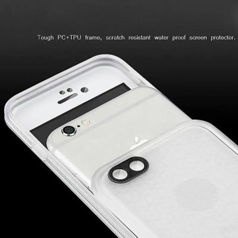 case for iphone se Waterproof ShockProof Dirt Proof Case Full Cover For iPhone XS Max XR X 6S 7 8 Plus  Anti-knock TPU Case for iPhone 8 8 Plus iphone se silicone case