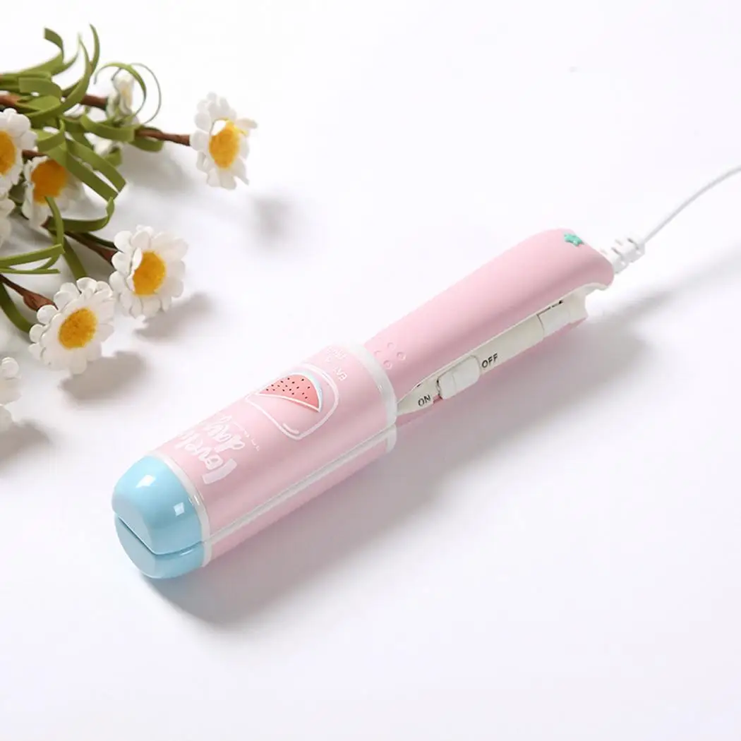 

Electric Flat Curling Iron Ceramic Curler Do not dry clean and wash. Straight Hair Styling Tool Curls Hair,