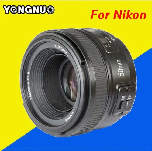 

YONGNUO YN 50mm YN50mm F1.8 large aperture auto focus lens For Nikon D800 D300 D700 D3200 D3300 D5100 D5200 D5300 DSLR Cameras