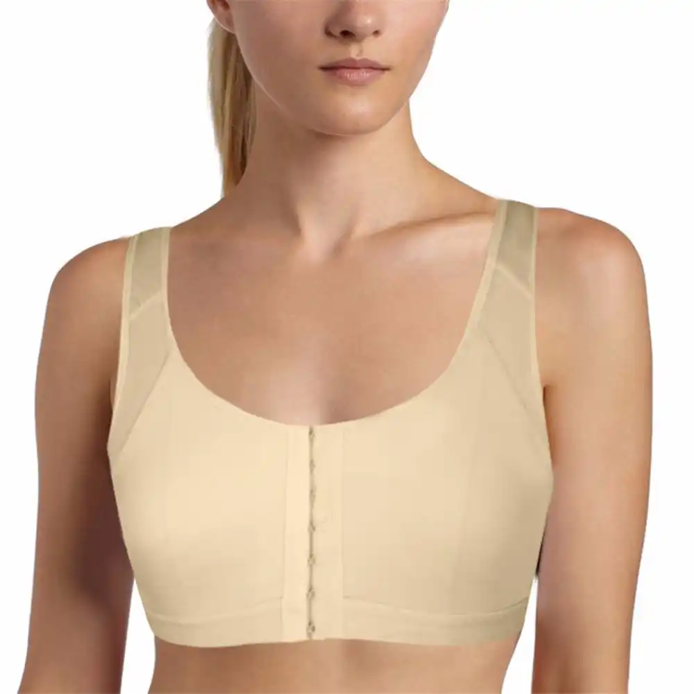 Women Post Surgical surgery Front Open Recovery Bra with adjustable