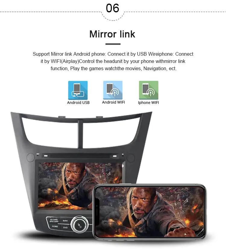 Top JDASTON Android 9.1 Car DVD Player For CHEVROLET SALT 2014 2015 2 Din Car Radio GPS Navigation Multimedia Stereo WIFI Bluetooth 7