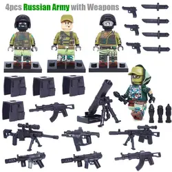 Decool 304-307 морской пехоты SWAT Амри Снайпер специальное Force Building Block Игрушечные лошадки кирпич подарок Совместимость с