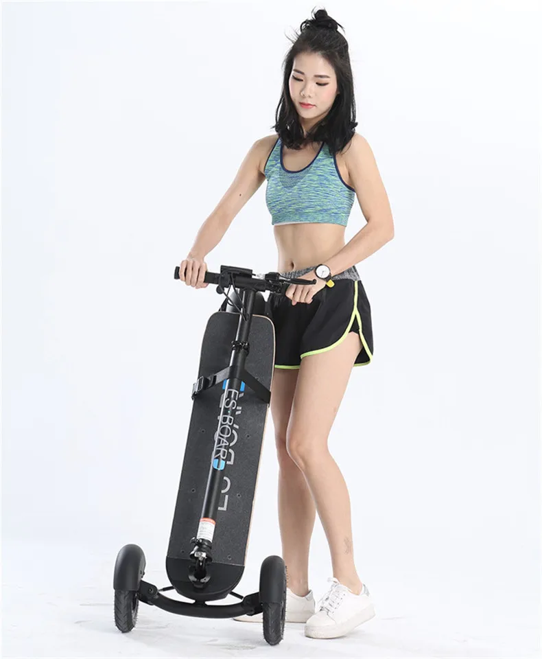 Perfect Daibot Adult Electric Skateboard ES Board 3 Wheel Samsung Battery Electric Scooters 8.5 Inch 48V 450W Foldable Kick Scooter 3