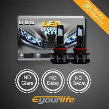 2 шт. Eyourlife 6000 К H4/9003 H7 H8/H9/H11/H13/9008 9005/9006 Автомобильные СВЕТОДИОДНЫЕ Лампа фары Автомобиля комплекты Для Переоборудования противотуманной фары 35 Вт 7200LM