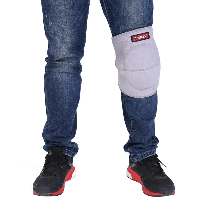 Football Knee Pads Outdoor Running Op Slip Knee Warmers Thicker Sponge