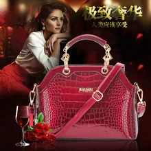 New Handbag High Quality Women Messenger Bags Alligator Crossbody Bags for Women Genuine Leather Shoulder Bag Designer Handbags