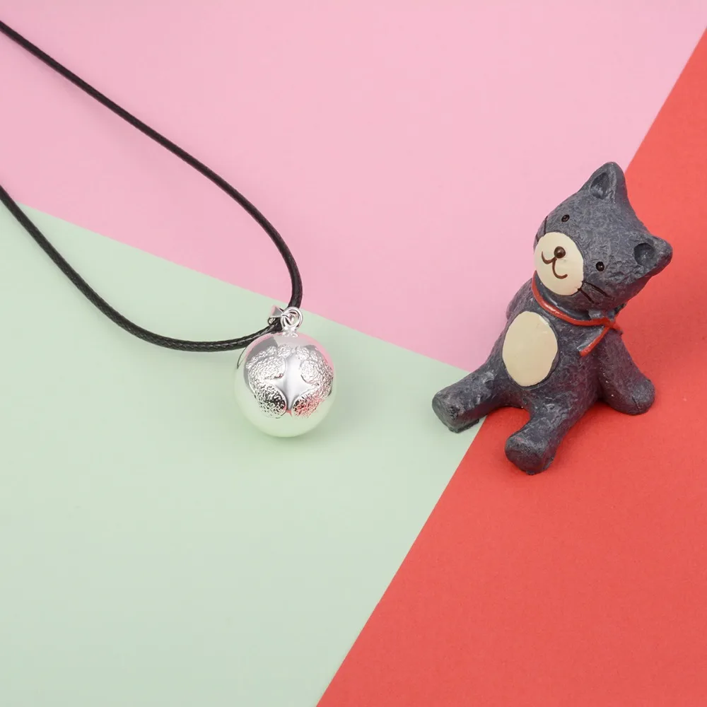 Eudora Baby Angel Caller Cute Footprint Pregnancy Ball Pendant Chime Sound Harmony Bola Mexico Ball Pendant Necklace For Women 4
